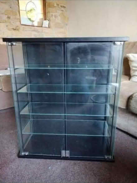 Photo of free Glass display cabinet (IKEA) (Eastbourne BN21 2) #1