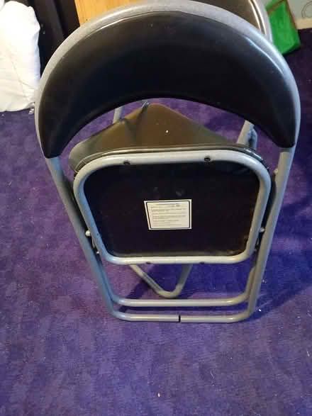 Photo of free two metal folding chairs (Netteswell CM20) #3
