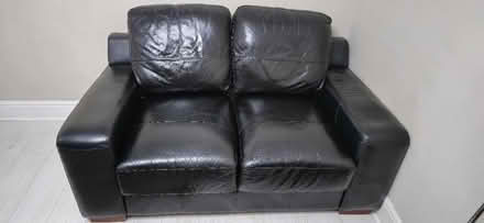 Photo of free 2× Leather sofas (UB1) #2