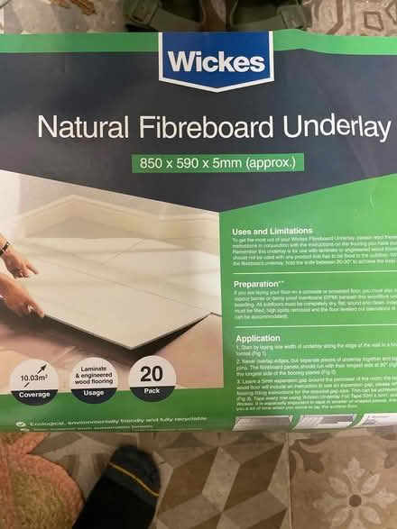 Photo of free Floor underlay (Forest row) #1