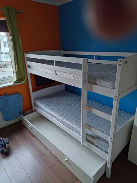 Photo of free White Junior Bunk Beds with Drawer (Upminster RM14) #1