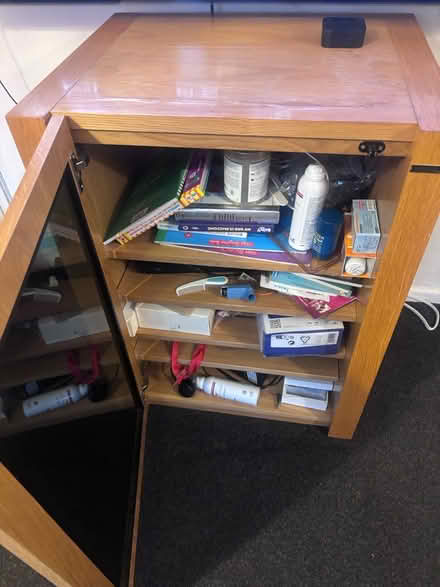Photo of free Wood cabinet (Woking) #3