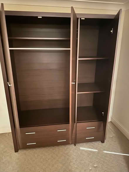 Photo of free Large wooden wardrobe (Ashton-on-Ribble PR2) #2