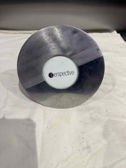 Photo of free A round Pewter picture frame (East Dulwich SE22) #3