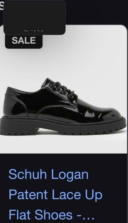 Photo of Black womens work shoes size 7 / 6 (PR4) #2