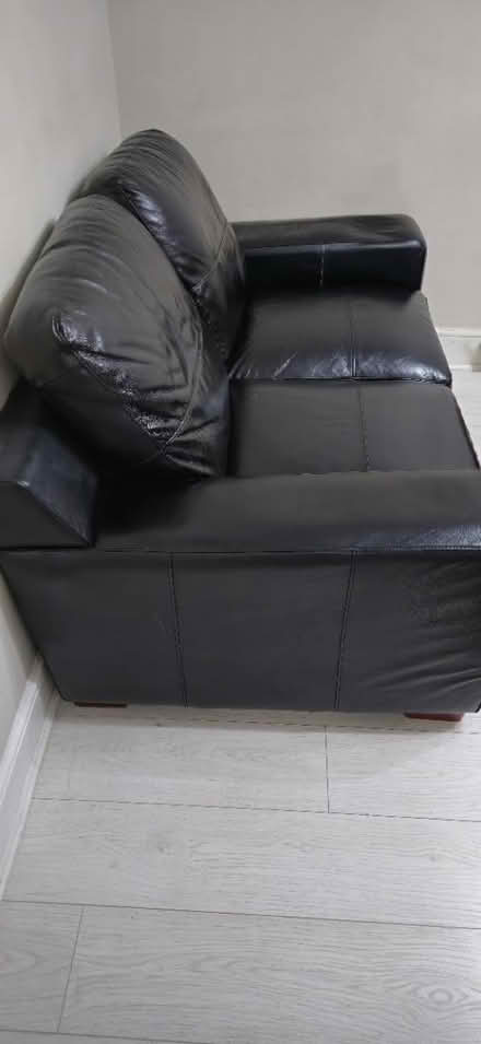 Photo of free 2× Leather sofas (UB1) #3