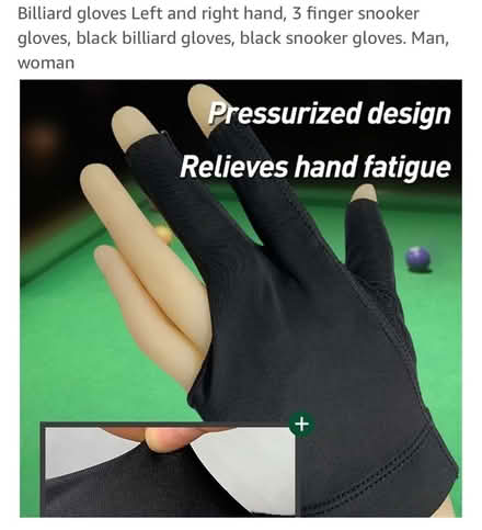 Photo of free Billiard gloves - also for hand fatigue (Twyford RG10) #4