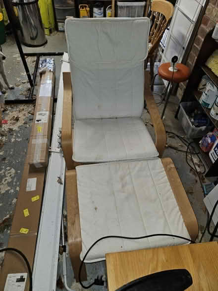 Photo of free Poang chair and foot rest (Aldwick, PO21) #1