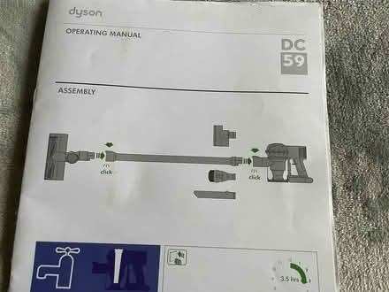 Photo of free Dyson vacuum, model DC59 (Brook End SG5) #1