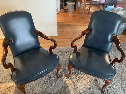 Photo of free Pair queen annes armchairs (Shirlington, Arlington VA) #1