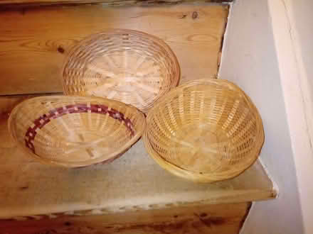 Photo of free Selection of round & oval wicker baskets (Kendal LA9) #2