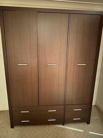 Photo of free Large wooden wardrobe (Ashton-on-Ribble PR2) #1