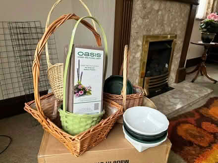 Photo of free Flower arranging baskets (Gayton CH60) #1