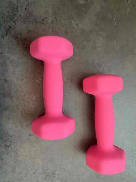 Photo of free 3 lb weights (Bradford) #1