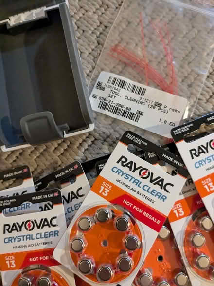 Photo of free Hearing aid batteries and accessories (Earwig Corner BN7) #2