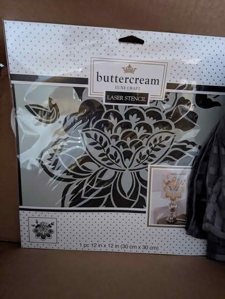 Photo of free large flower stencil (Elkton Heights neighborhood) #1