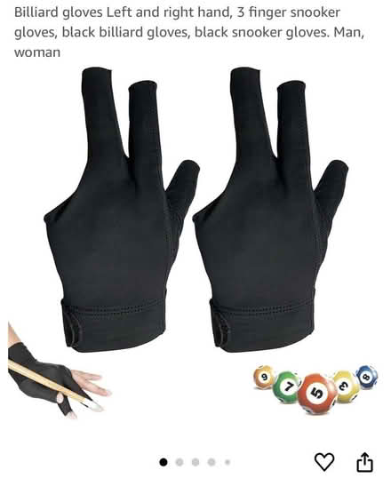 Photo of free Billiard gloves - also for hand fatigue (Twyford RG10) #1