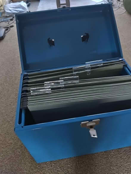 Photo of free Metal filing box (warrington Wa5) #2
