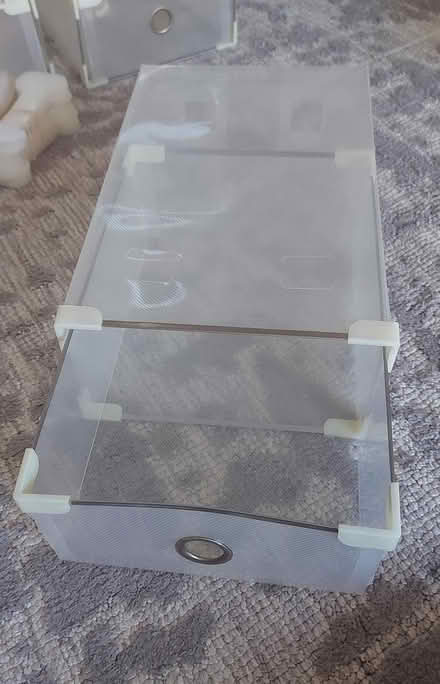 Photo of free 19 Clear Shoe Boxes Plastic Storage (Kilsyth) #3