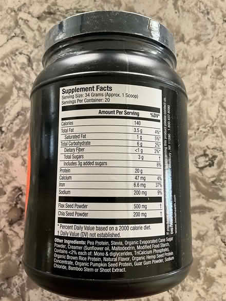 Photo of free Protein Powder (Lake Nona region) #2