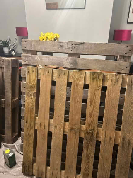 Photo of free Pallets & Wood Preserver (Layerthorpe YO31) #1