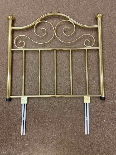 Photo of free Single bed metal headboard (Stoke Hammond MK17) #1