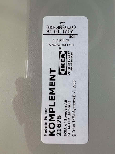 Photo of free 2 Ikea Komplement Drawer organizers (Appleton Thorn WA4) #3