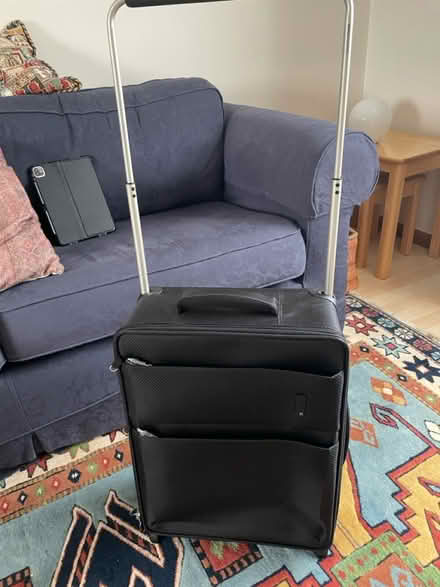 Photo of free small/medium black 2 wheeled case (Behind Downend School BS16) #2