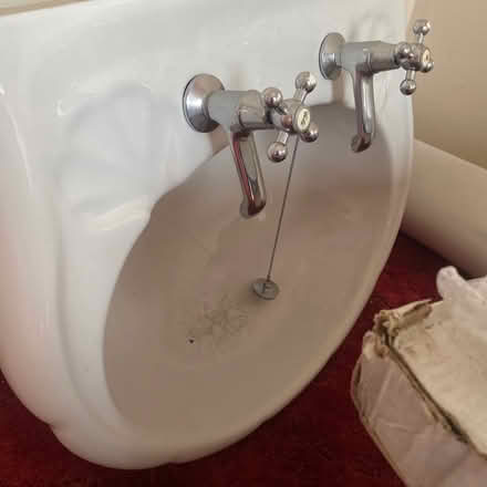 Photo of free Hand basin, pedestal, bath (SA2 0DD) #1