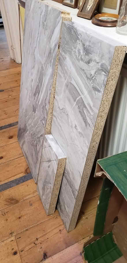 Photo of free New kitchen worktop pieces (Lescudjack Penzance) #3