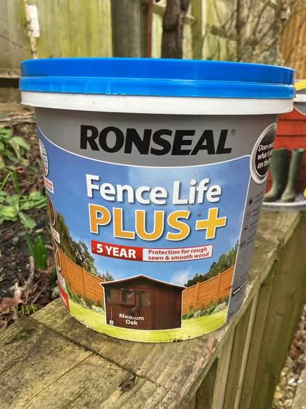Photo of free Ronseal Fence paint 5L (Barton OX3) #1