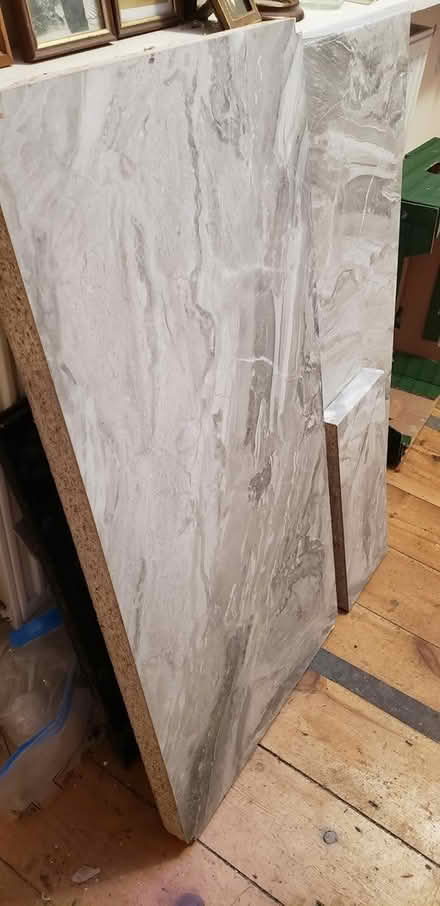 Photo of free New kitchen worktop pieces (Lescudjack Penzance) #1