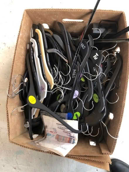 Photo of free Assorted plastic coat hangers (Abraham Heights LA1) #1