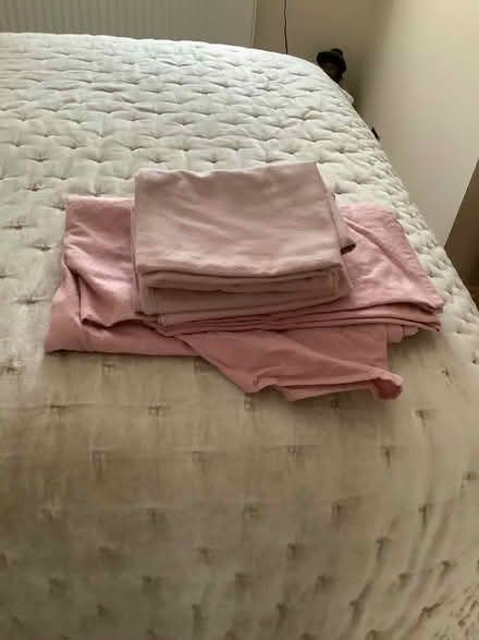 Photo of free Dunelm Double sheet and pillowcases (BN16 /DQ) #1
