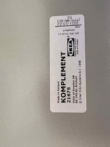 Photo of free 2 Ikea Komplement Drawer organizers (Appleton Thorn WA4) #2