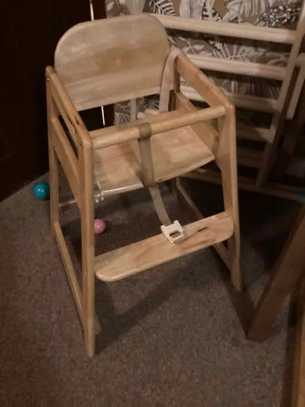 Photo of free Wooden Highchair (Hythe,) #4
