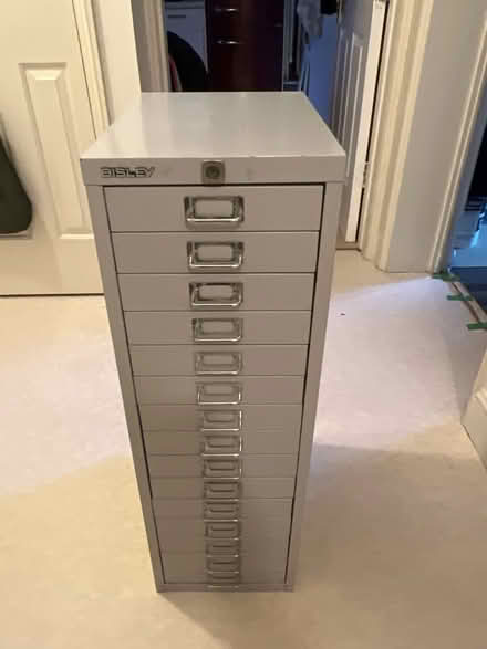 Photo of free Metal filing cabinet with drawers (Bethnal Green E1) #1
