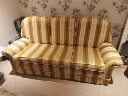 Photo of free 3 seater settee (Little Hadham SG11) #1