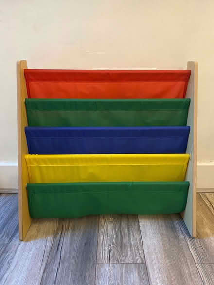 Photo of free Children's fabric / wooden bookcase (Chatham ME4) #1
