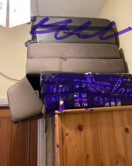 Photo of free Grey single foam fold-out chair-bed (E5 UpperClapton) #3