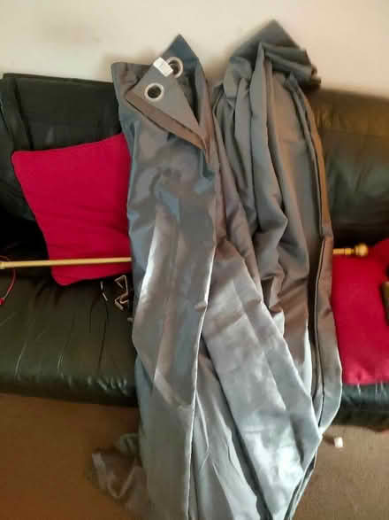 Photo of free Dunelm Curtains and Extendable Rail. (Barry CF63) #3