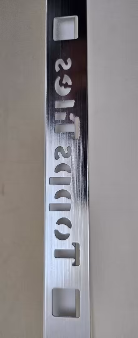 Photo of free Wall tile trim silver (London Fields) #2