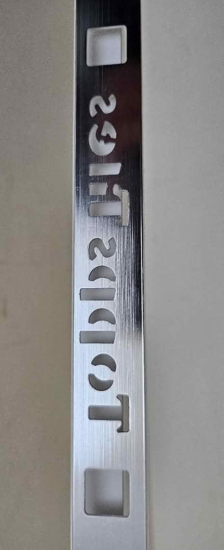 Photo of free Wall tile trim silver (London Fields) #2
