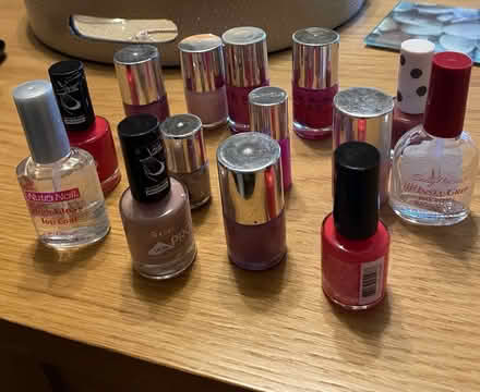 Photo of free Selection of nail varnishes (Fawdon NE3) #1