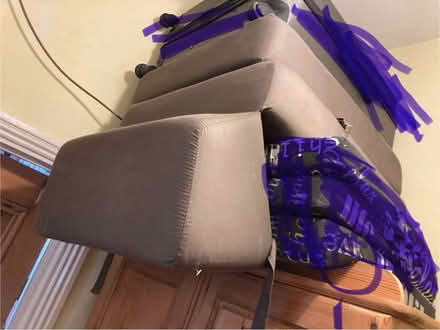 Photo of free Grey single foam fold-out chair-bed (E5 UpperClapton) #2