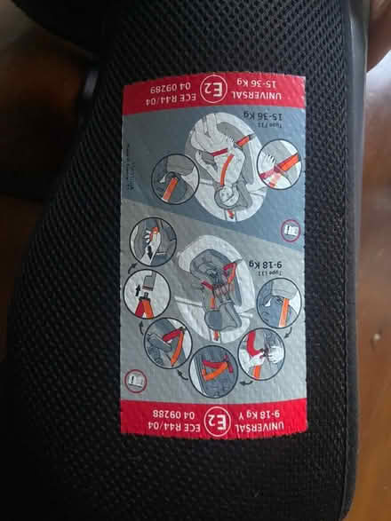 Photo of free Kids car seat (Stamford hill) #3