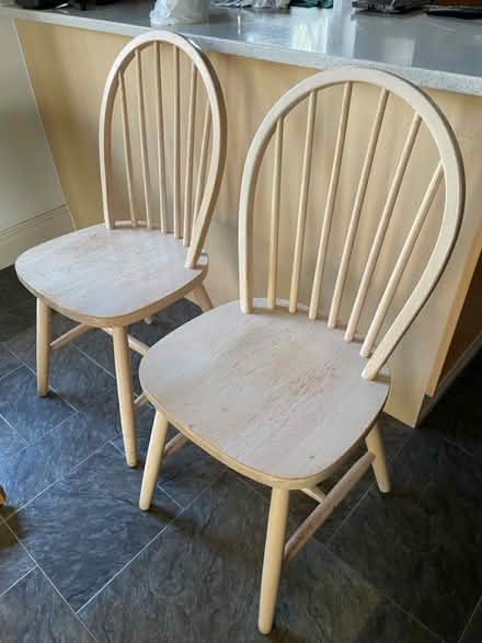 Photo of free Two wooden chairs (Sunningdale) #1