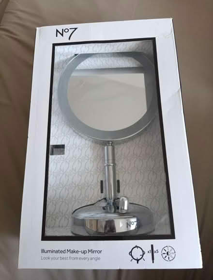 Photo of free No7 illuminated make up mirror (South Woodford E18) #1