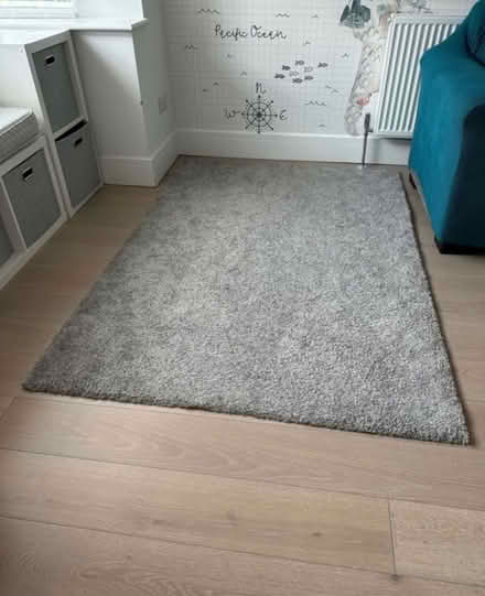 Photo of free IKEA grey rug 133 x 195cm (Kingswood KT20) #1
