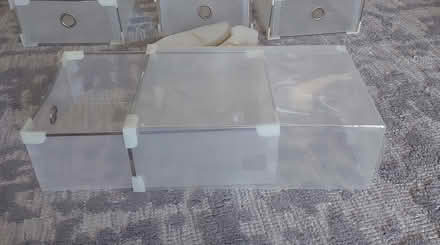 Photo of free 19 Clear Shoe Boxes Plastic Storage (Kilsyth) #4
